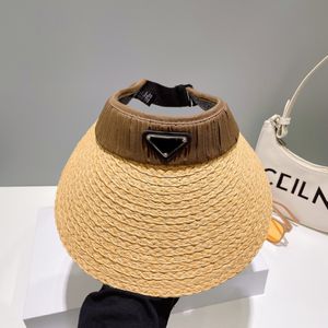 Brand Visors for Men Womens Summer Sunhats Caps Sunscreen Hats Holiday Seaside Baseball Cap with 4 Colors