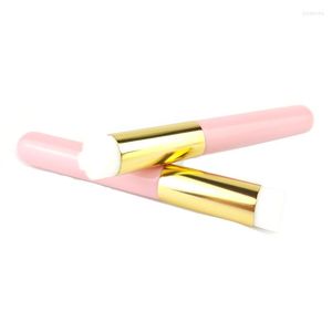 Makeup Brushes 15Pcs Pink Flat Head Deep Cleaning Brush Nose Washing Handle Cleaner Exfoliating Facial Cleansing