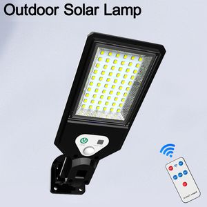 Waterproof LED Solar Street Lights with Human Body Induction - Outdoor Hanging Courtyard Lighting for Rural Areas