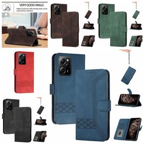 Xiaomi 13 Pro Poco X5 M5 Google Pixel 7 Pro 6a Cube Leather Coffee Men Kickstand Credit ID Card Card Slot Holder Business Flip Cover Puch Pu Puph