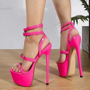 صندل Liyke Runway Style Sexy High Heels Platform Form Forman