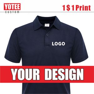 Herrpolos Yotee Summer Polo Shirt Casual Short Sleeve Personal Company Group Custom Men and Women Top 230317