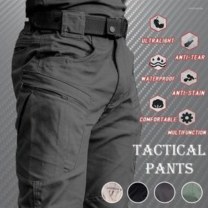 Pantaloni maschili uomini tattici militari Swat combattimento pantaloni dell'esercito Molte tasche impermeabili per usura carico casual esterno resistente