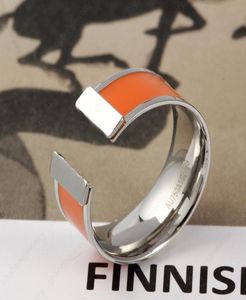 Designer 6MM 8MM Anel Banda de Aço Inoxidável Feminino Moda Masculino Anéis Letras H Com Fivela Unissex Jóias Acessórios Presente Tamanho 5111470239