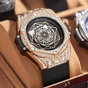 Armbanduhren Top Luxus Quarzuhr Männer Marke Retro Goldene Edelstahl Gold Herrenuhren Trauzeugen Geschenke Militär