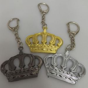 Keychains Metal Golden Crown Luxe VIP Japan JDM Car Keyring Keychain Key Chain Ring Quality Patroon Emblem Badge
