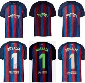 23 24 Lewandowski Rosalia Motomami Soccer Jerseys Pedri Ansu Fati O. Dembele R. Araujo Ferran Kessie 2022 2023 Barca Lamine Yamal Shirts Gavi Adama F. de Jong Raphinha