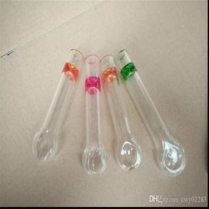 Hookahs Transparent Coloured Glass Suction Nozzle Wholesale Glass Hookah, Glass Water Pipe Fittings,