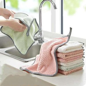 Towel GIANTEX 5pcs Super Soft Absorbent Microfiber Hand Hanging Bathroom Kitchen Cleaning Cloth 25x25cm S1340