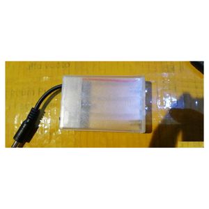 2016 Laser Lighting Uchwyt akumulator skrzynka z przełącznikiem DIY przezroczysty plastik przez ekspresowe lampki dostarczania dhu3z
