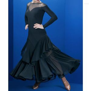 Stage Wear Ballroom Rumba Dress Modern Dance Costumes Viennese Waltz Foxtrot Tango Clothes Practice