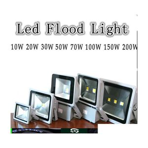 2016 Floodlights Retail Outdoor Led Floodlight 10W 20W 30W 50W 70W 100W 150W 200W Waterproof Warm White Cool Cob Landscape Flood Lights W Dh6T8