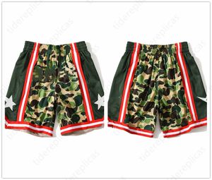 Bapessta Shorts Mens Designer Shark Shorts Swim Shorts Luminous Inaka Offercective Bapesta Shorts мамуфляжные толщины пляжные брюки Высококачественные строчки 815