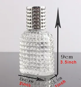 Przenośne szklane butelki z perfumami 30 ml puste pojemniki kosmetyczne butelki atomizatora do mini butelki perfum na zewnątrz na zewnątrz