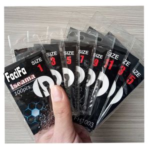 釣りフック100pcs iseama burbed carcirciring fishing fook japansinghook regh eye fishhook p230317