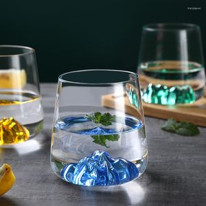 ワイングラス380ml/日本ネットレッドガラスカップ耐熱家庭藤山透明