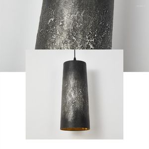 Lampy wiszące Wabi Sabi Chandelier sypialnia lampa nocna oryginalna konstrukcja faktura bar zboża stół