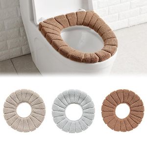 Toilet Seat Covers Selling Winter Comfortable Soft Heating Washable Set Bathroom Accessories Interior SeatCushion