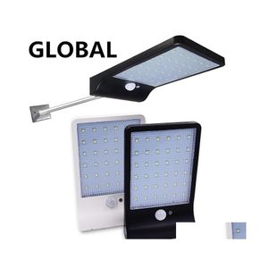 2016 Luzes de inundação solar Luz LED 450lm 36 led Segurança ao ar livre Power sem fio Impermeável com PIR Sensor Motion Drop Drop Lighting DHC9D