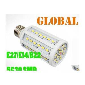 Bulbos de LED de 2016 2x A iluminação quente de milho BBS 360 graus 15W E27 E14 B22 5630 SMD 60 LEDS 1800LM Lâmpada de luz de economia de energia 110v130v Drop Dhhnd Dhhnd