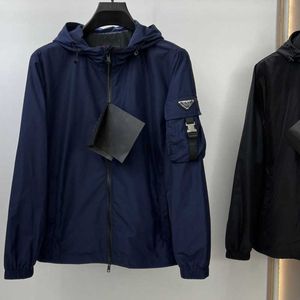 PRA MENS 재킷 윈드 브레이커 재킷 편지 반전 삼각형 남성 여성 방수 코트 의류 PRA JACKETS Zipper Uorterwear Mens Clothing 2785