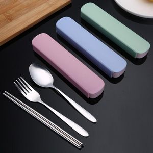 Spoon Spoon Spoon Spoon Fork Set Set Travel Travel Catlery Camping Hailware Portable Junnedware