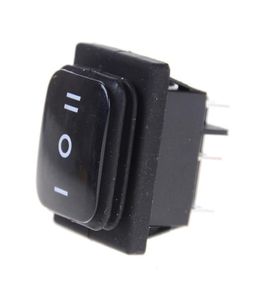 Smart Home Control Onoffon 12V 6Pin DPDT Rocker Switch مقاومة للماء قفل مستطيل قارب سيارة أسود 6715524