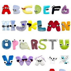 Movies Tv Plush Toy Alphabet Lore Doll Kawaii 26 English Letters Stuffed Toys Kids Enlightenment Montessori Christmas Gifts Drop D Dhfdi