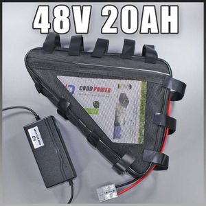 ÜCRETSİZ Gümrük Görevi 48V Pil Üçgeni 48V 20AH Elektrikli Bisiklet Lityum İyon Pil 48V 2000W Ebike Pil