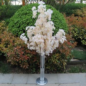 Wedding simulation cherry blossom flower art road guide romantic wedding decoration flower row party supplies