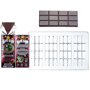 Official One Up Chocolate Mold Mould Compitable with Oneup Mushroom Chocolate Bar Packaging Boxes 3.5Grams