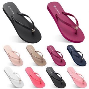 Fashion Slippers Beach shoes Flip Flops indoor slipper womens green yellow gold orange navy bule white pink brown red summer sport sneaker 35-38