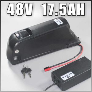 USB ile vergi pili yok USB Sanyo GA Hücresi 48V 17.5AH Li-Ion Bafang 1000W BBSHD MOTOR KİTİ İÇİN ELEKTRİK BIKE BILE BILE