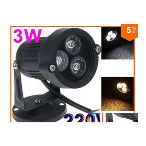 2016 Floodlights Big Discount IP67 220V 3Wホワイト/ウォームホワイトLED芝生ライトガーデンランプアウトドアスポットライトBBドロップ配信照明DH8X2