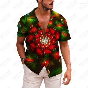 Men's Casual Shirts 2023 Patterns Business Color Features England For Men Designer Loose Stripped Chic Harakuju Art Printing