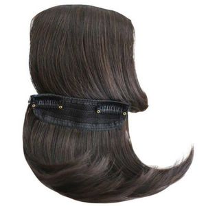 Hair de cabeça de uma peça suplementando fibras de alta temperatura fofas de mulheres fofas