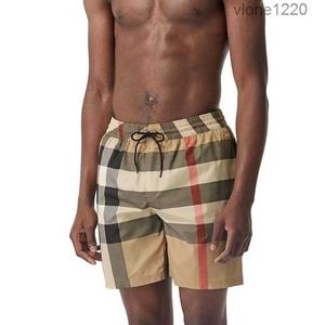 Męskie szorty Projektantki Summer Women Men Men Striped Shorts to elegancki pływanie krótka swobodna sportowa siłownia Szybka suszona Man Beach Spodnie Czarno -białe