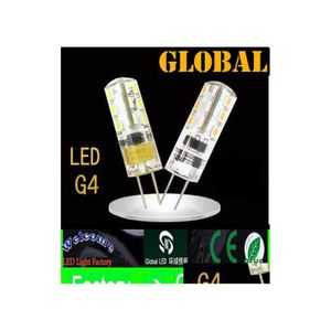 2016 Led Bulbs 5X G4 Warm White Bbs Lamp 3014 Smd 3W Dc 12V Replace 30W Halogen 360 Beam Angle Crystal Chandelier Accessories Drop Delive Dhfr7
