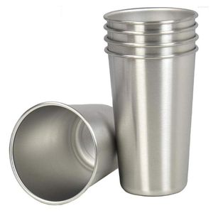 Kubki 350/500 ml Travel Portable Camping Tumbler Pint Pita Picie Mug Metal 304 Piwka ze stali nierdzewnej