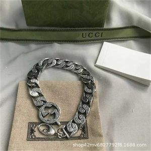 2023 Designer New Fashion jewelry Antique twist bracelet used couple Bracelet carved Cuban style