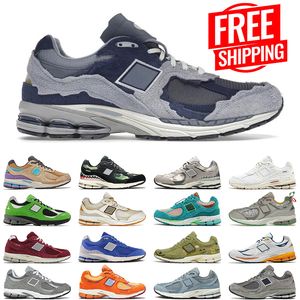 fri frakt 2002r skor för män kvinnor Light Arctic Grey Purple Stone Grey Water Be The Guide Rökelse Dark Navy sneakers