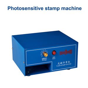 220V Digital fotosensitiv tätning Flash Stamp Machine Selfinking Stamping Making Seal System Laser Graveringsverktyg