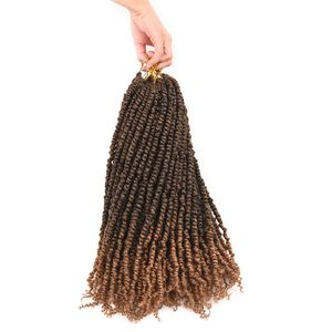 Pre Passion Twist Kenya Water Wave Hair Crochet Braiding Kinky Extension Hurtowa 18 