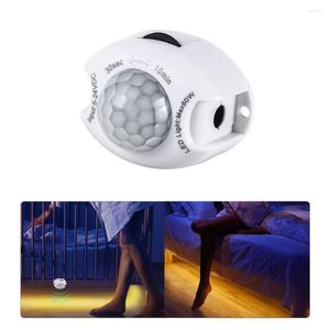 Vägglampa LED Human Motion Sensor Light Automatic On/Off DC5-24V Strip med Timing Function Smart Home Appliances