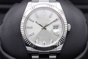 Clean Factory Watch cal.3235 Datejust 41 126334 Stainless Steel/White Gold Fluted Bezel watches