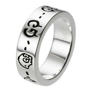 2023 Designer New Jewelry Ring Elf Skull Hollowed Double Emalj för män och kvinnor att ge alla hjärtans dag gåvor