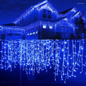 Party Decoration Outdoor Waterproof 5M Christmas Garland Curtain Lights String Droop 0.4-0.6m Eaves Garden