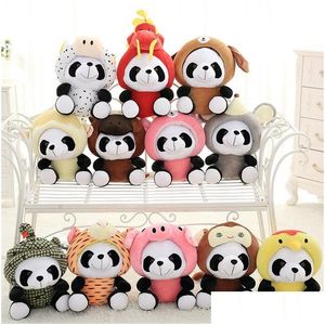 Movies Tv Plush Toy Kids Cute Panda Toys New Brand Stuffed Animals Doll 20Cm 12Models Children Birthday Creative Gifts 1231 Drop De Dhxjc
