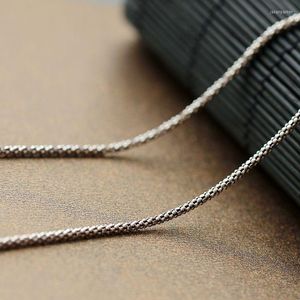 Chains S925 Sterling Silver Jewelry Wholesale Retro Thai Necklace Chain Hypoallergenic Vintage Men And Women