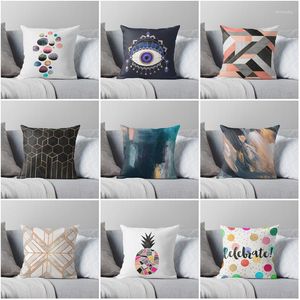 Pillow Outdoor S Cover Creative Geometric Pillowcase Black And White Texture Case Soft Throw Pillows Home Decor Car Chair